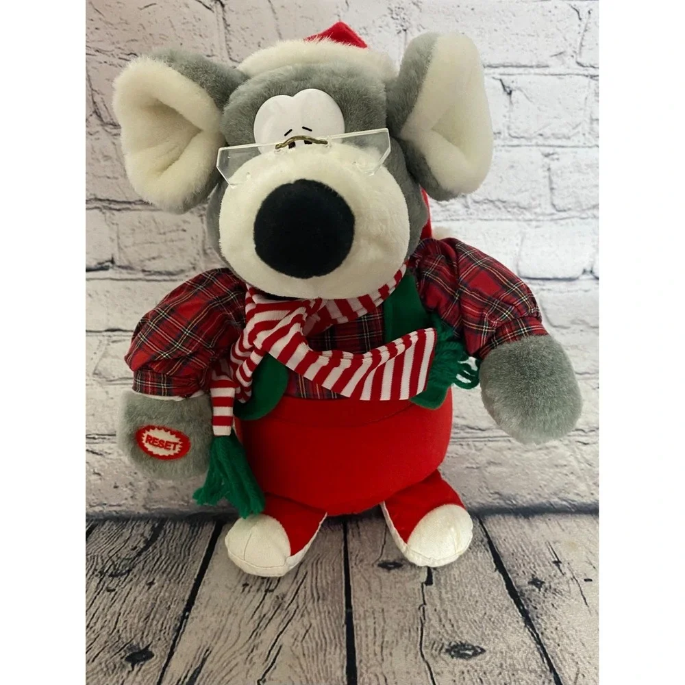Thomas Pacconi Classic Mr &‎ Mrs Mouse Christmas Animated Plush Jingle Bells